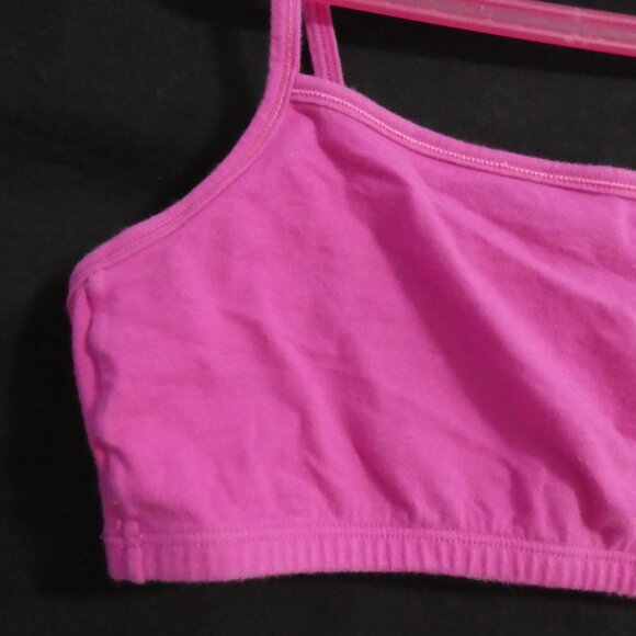 FRUIT OF THE LOOM | size 36 | Girls' Pink Spaghetti Strap Sports Bra - Picture 6 of 14